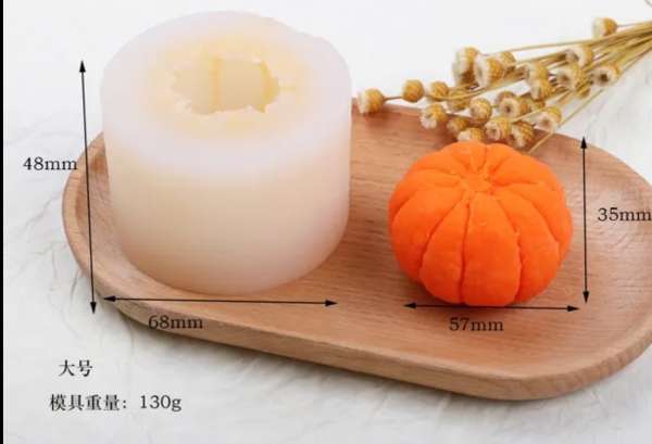 3D Mandarina Gde frutas jabón vela
